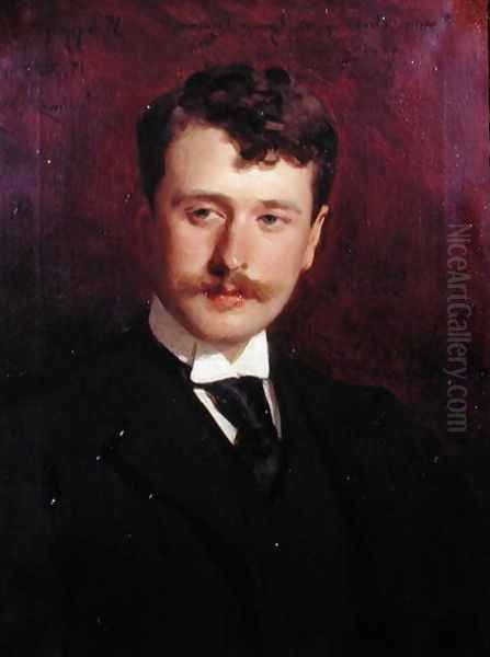 Portrait of Georges Feydeau (1862-1921) Oil Painting by Carolus Duran Charles Emile