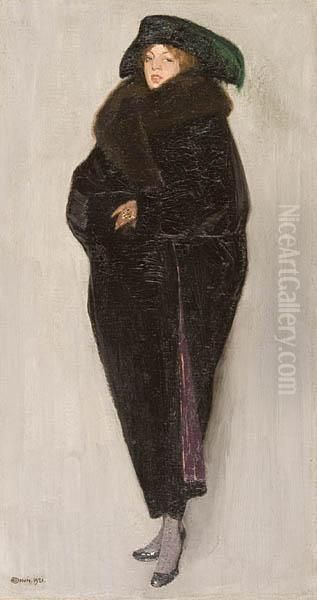 Portret Zony Zofii Oil Painting by Edward Okun