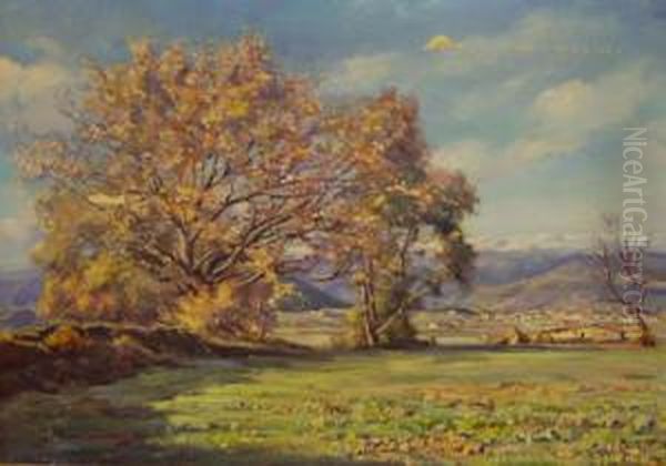 Paisaje Oil Painting by Jose Olivet Legares