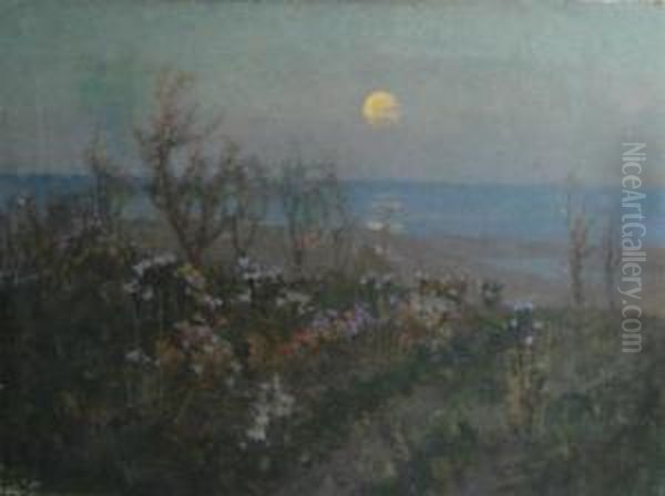 Untitled Oil Painting by Julius Olsson