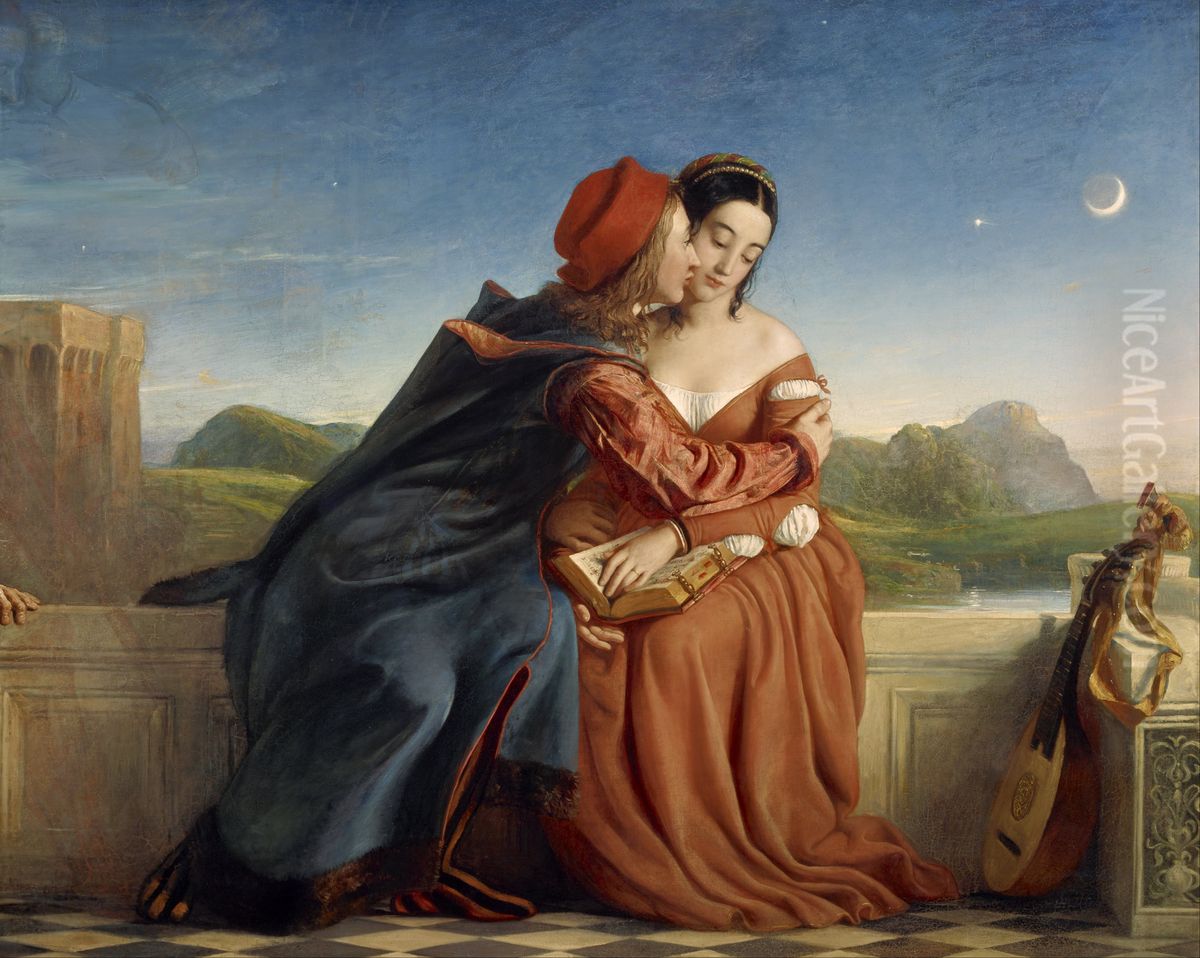 Francesca da Rimini Oil Painting by William Dyce
