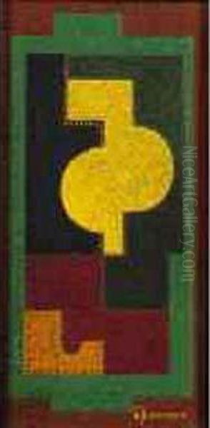 Composition Oil Painting by Alexander Alexandrov Osmerkin