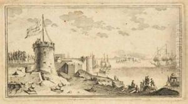 [paisages Et Marines] Oil Painting by Ozanne, Nicolas Marie