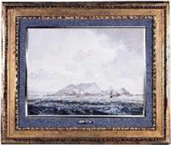 39,5 X 53 Cm Oil Painting by Ozanne, Nicolas Marie