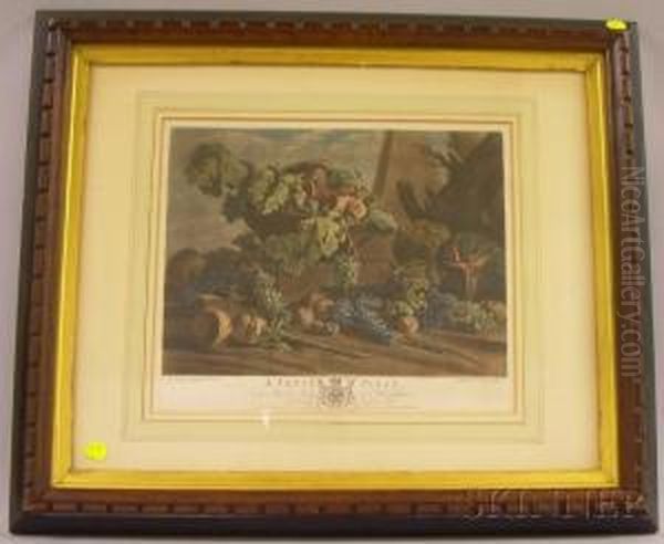 Still Lifes With Fruit Oil Painting by Michele Pace Del (Michelangelo di) Campidoglio