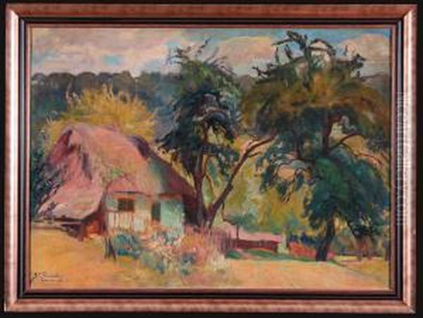 Motyw Z Czernej, 1921 R. Oil Painting by Stanislaw Paciorek