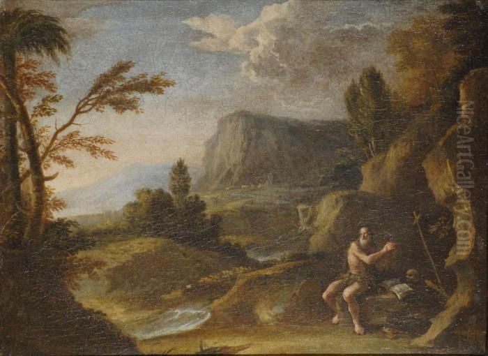 Paesaggio Oil Painting by Michele Pagano