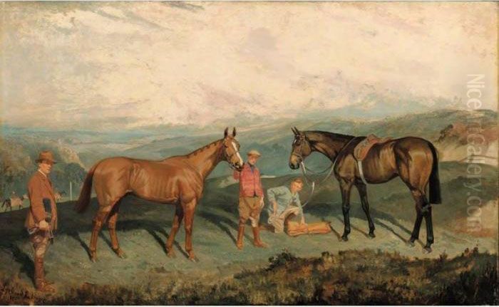 Jock Whitney's Oil Painting by James Lynwood Palmer