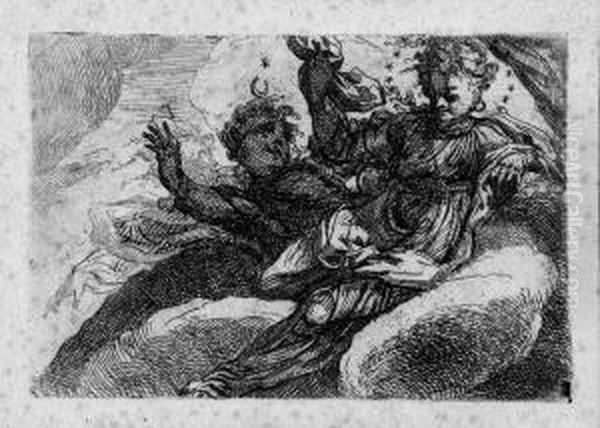 Allegorische Szene Oil Painting by Michele Da Parma (see Rocca)