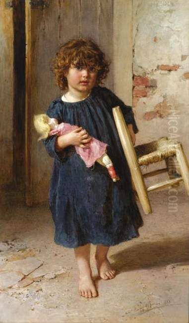 Menna Oil Painting by Ludwig Passini