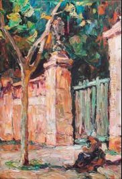 La Vielle Dame Oil Painting by Louis Pastour