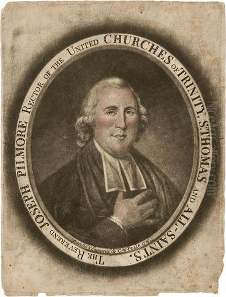 The Reverend Joseph Pilmore 
Rector Of The United Churches Of Trinity, St. Thomas And All-saints. Oil Painting by Charles Willson Peale