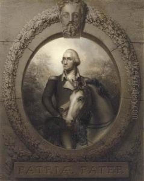 Equestrian Portrait Of George Washington Oil Painting by Rembrandt Peale
