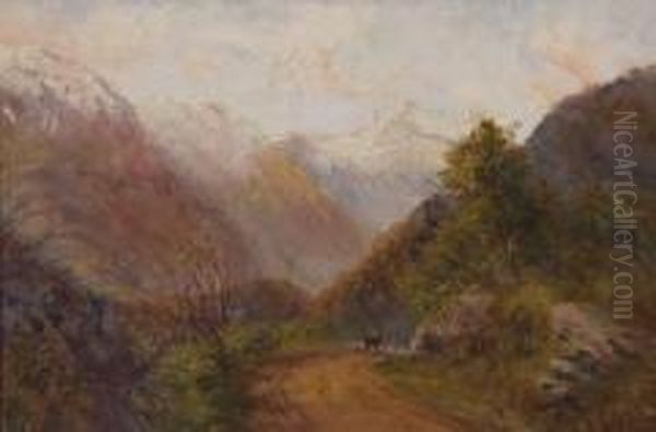 Otira Gorge Oil Painting by James Peele
