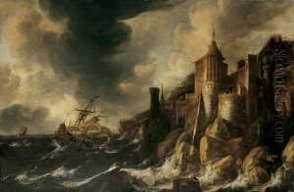 Monogrammiert Unten Links: Jp. Oil Painting by Jan Peeters