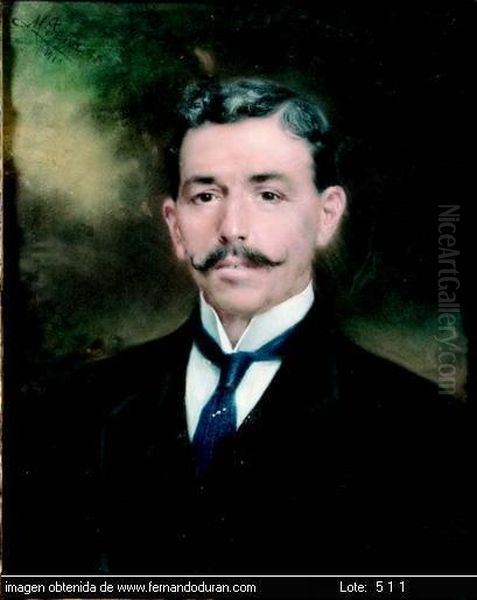 Sin Titulo Oil Painting by Maximino Pena Munoz