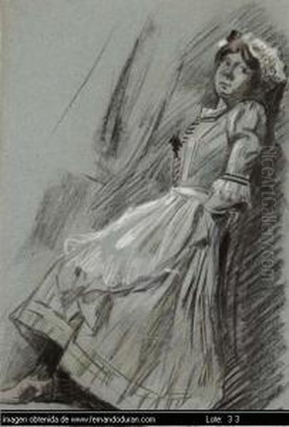 Descripcion De La Obra: Oil Painting by Maximino Pena Munoz