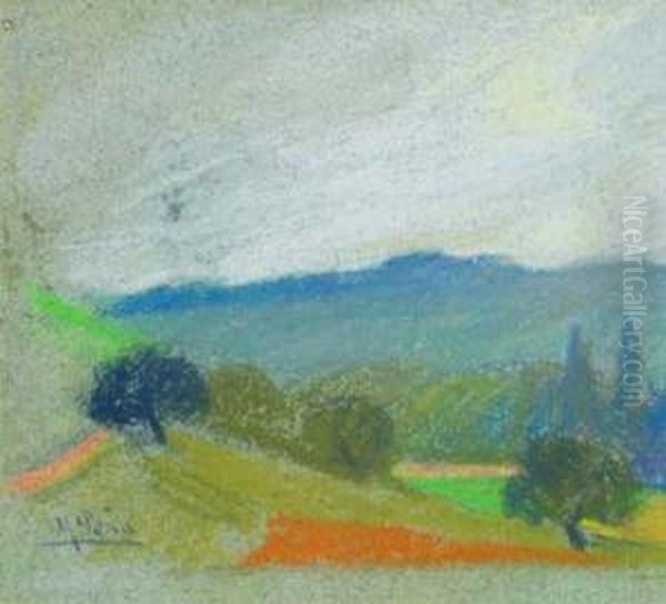 Paisaje Oil Painting by Maximino Pena Munoz