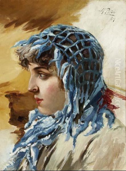 Sin Titulo Oil Painting by Maximino Pena Munoz