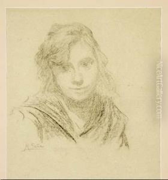 Sin Titulo Oil Painting by Maximino Pena Munoz