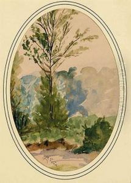 Paisaje Oil Painting by Maximino Pena Munoz