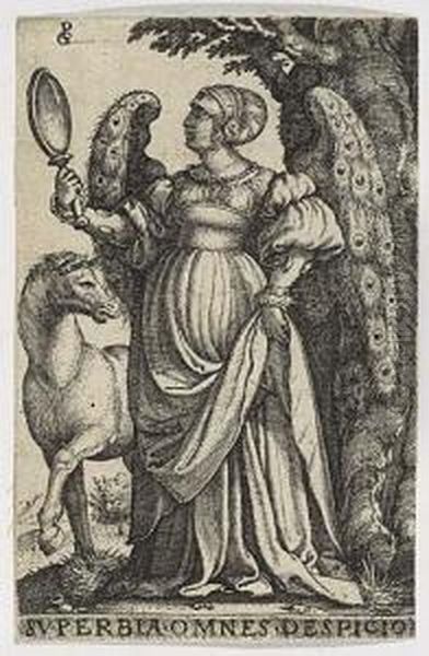 Two Engravings.
Vanity Oil Painting by Georg Pencz