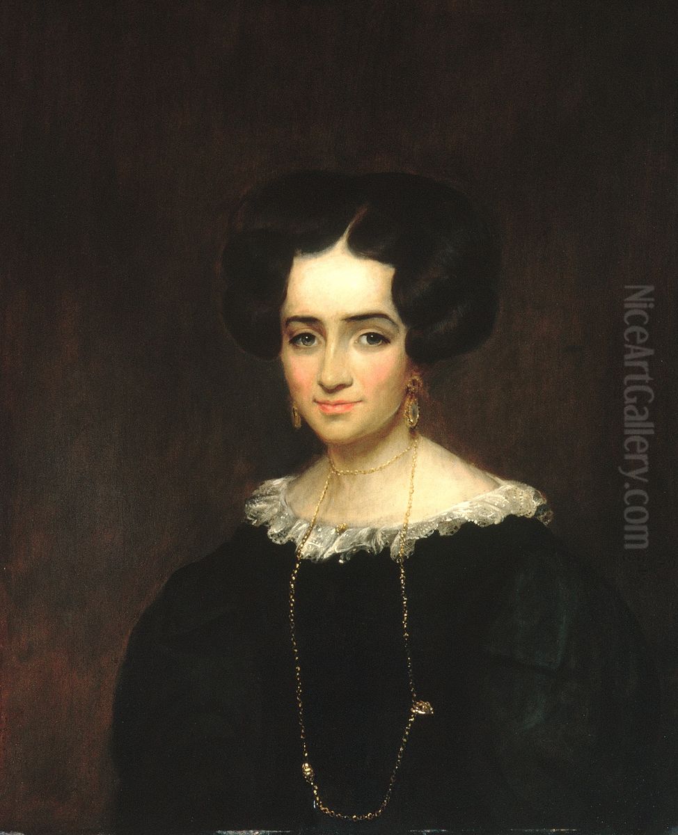 Mrs. John Adams Conant Oil Painting by William Dunlap