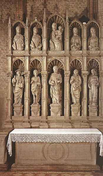 Altarpiece Oil Painting by Jacobello Dalle Masegne