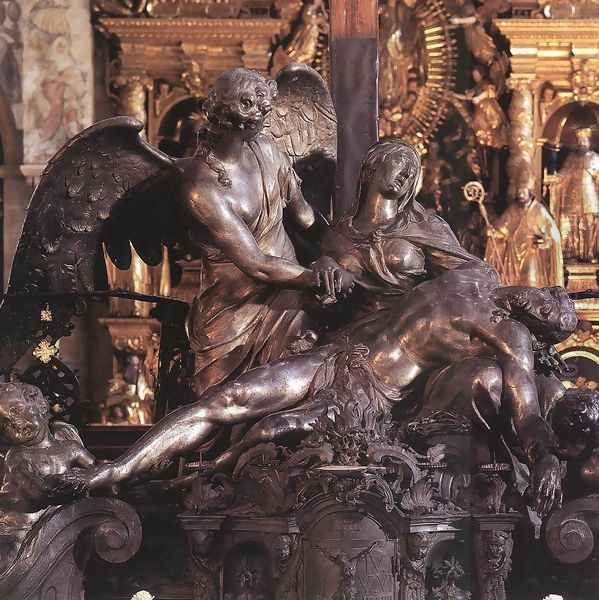 Pietà Oil Painting by Georg Raphael Donner