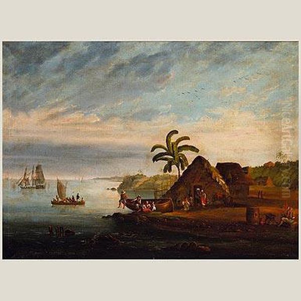 Vista De Puerto Rico Oil Painting by Genaro Perez Villaamil Y Duguet