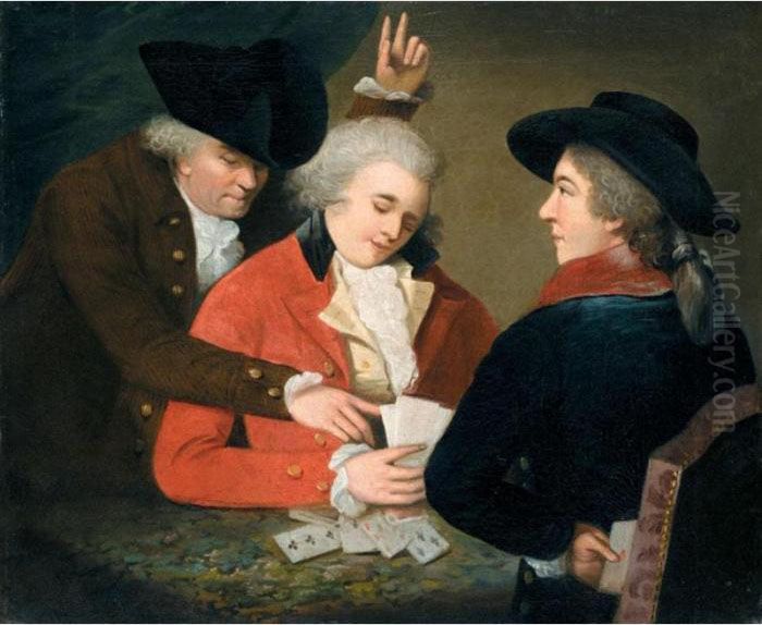 The Gamesters Oil Painting by Matthew William Peters