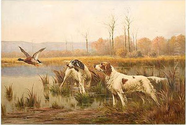 Escena De Caza Oil Painting by Eugene Petit