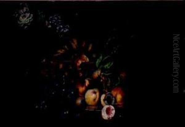 Natura Morta Di Frutta Oil Painting by Maximilian Pfeiler