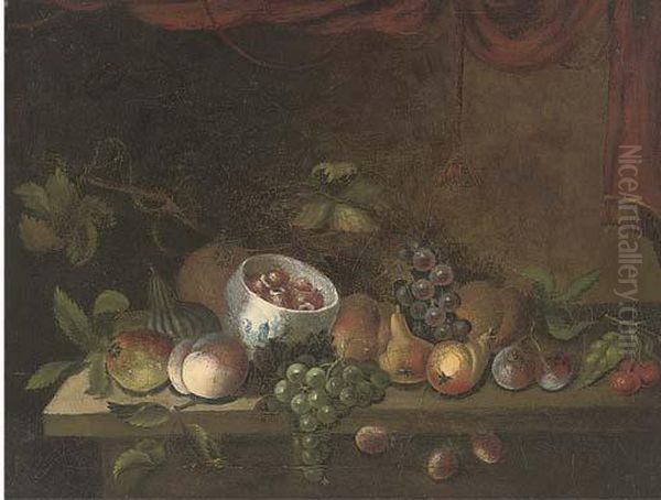 Grapes Oil Painting by Maximilian Pfeiler
