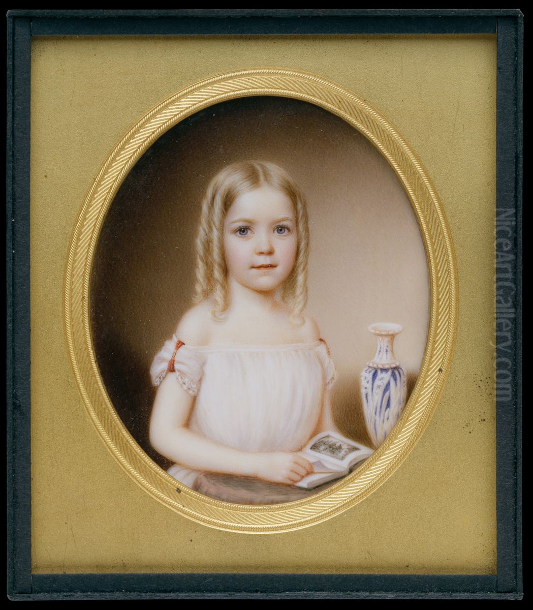 Kate Roselie Dodge Oil Painting by John Wood Dodge