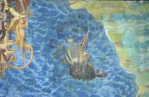 Italian landscape 2 Oil Painting by Egnazio Danti