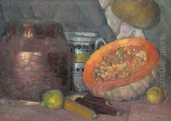 Bodegon Oil Painting by Ramon Pichot Giron&egrave;s