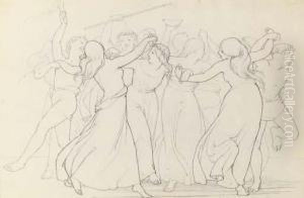 The Dance Oil Painting by Rederick Richard Pickersgill