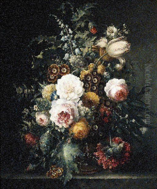 Untitle Oil Painting by Frans Xaver Pieler