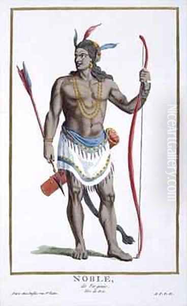 A Noble from Virginia Oil Painting by Pierre Duflos