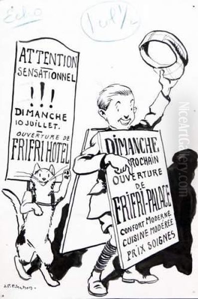 Frifri Palace. Oil Painting by Joseph Porphyre Pinchon