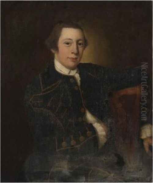 Portrait Of A Gentleman Oil Painting by Robert Edge Pine