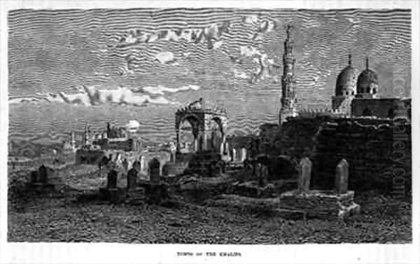 Tombs of the Khalifs Oil Painting by Frank Dillon