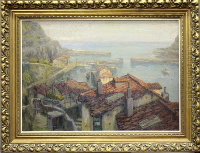 El Puerto Oil Painting by Francisco Planas Doria