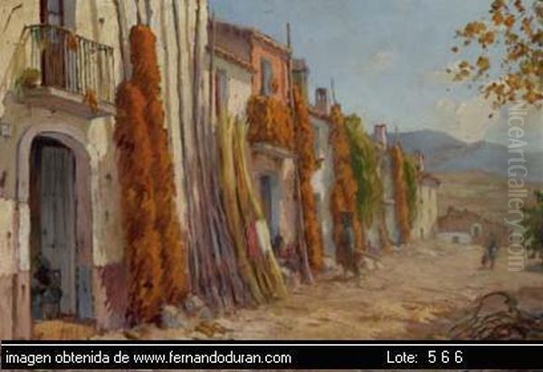 Sin Titulo Oil Painting by Francisco Planas Doria