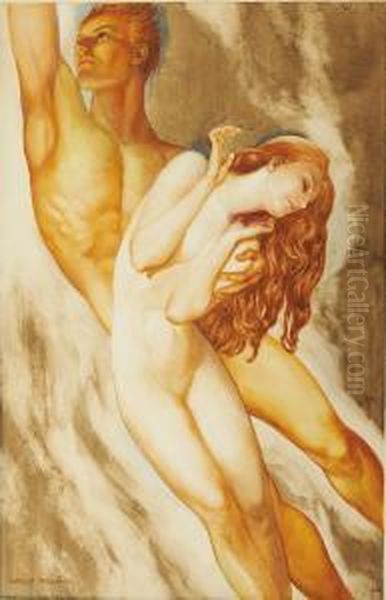 Thy Soul Has Snatched Up Mine All Faint And Weak Oil Painting by Willy Andrew Pogany