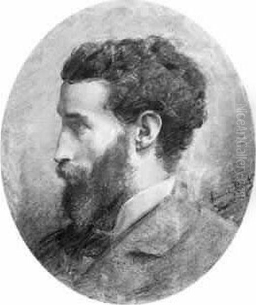 Alger 1861 - Marlotte 
 Autoportrait Oil Painting by Armand Point