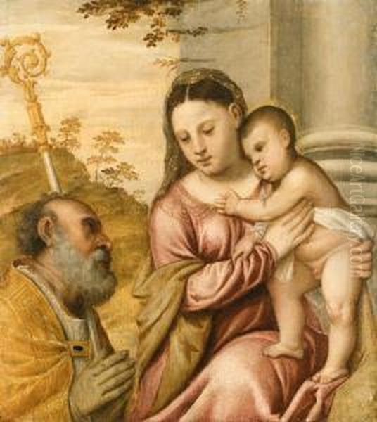 Lanciano, P. Oil Painting by Polidoro Lanzani (see Polidoro Da Lanciano)