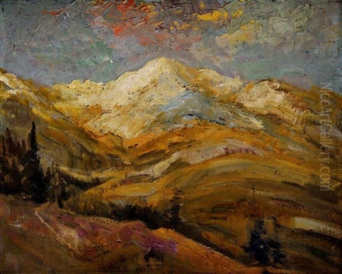 Pohlad Na Tatry Oil Painting by Karol Polonyi