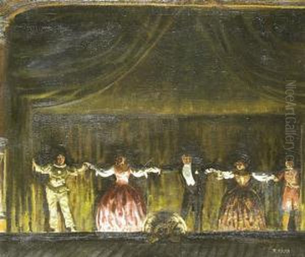 Finale Oil Painting by Tibor Polya